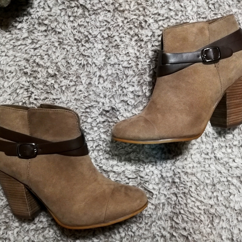 Brown booties